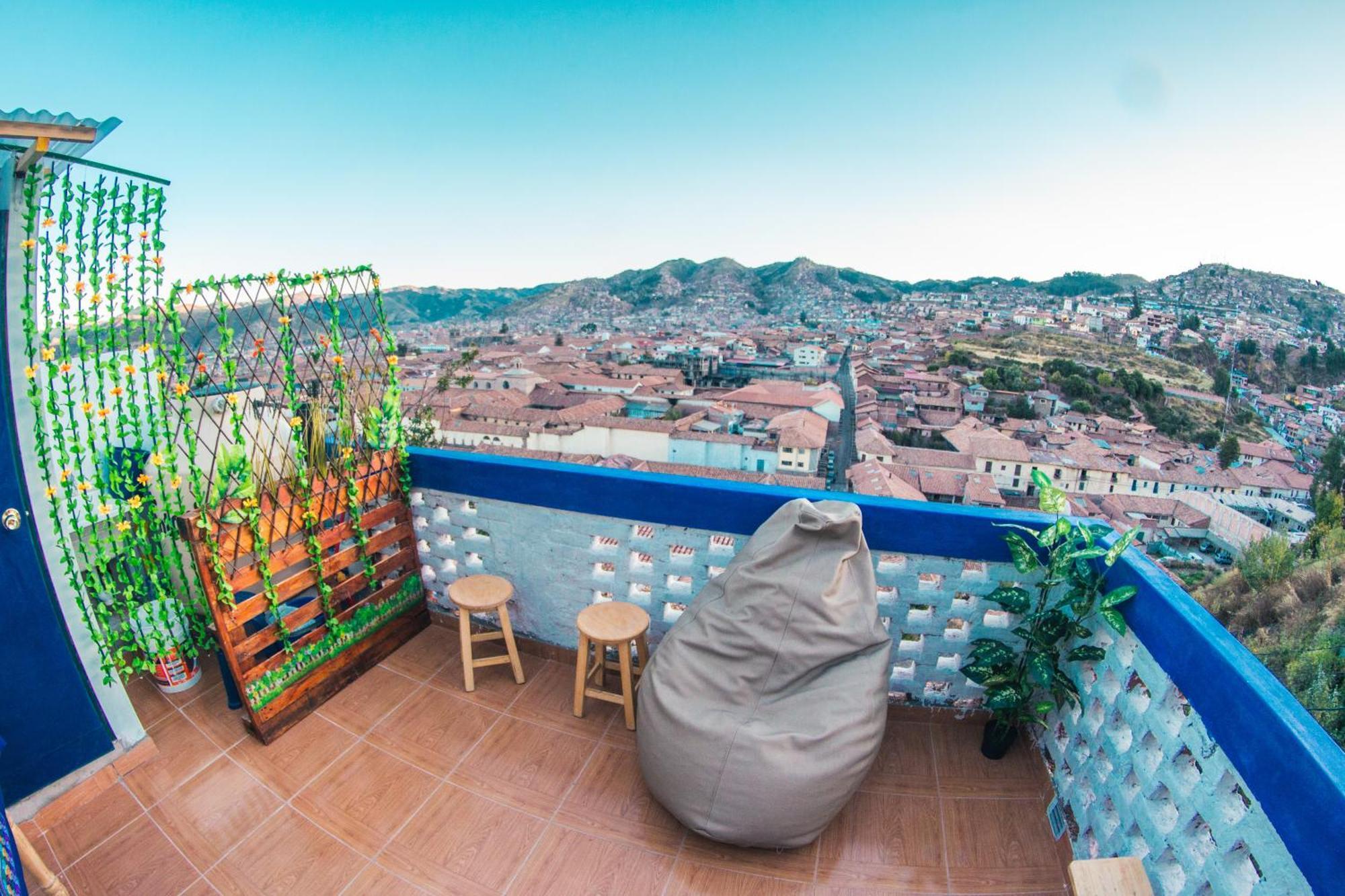 La Casita Azul Hostel Cuzco Zewnętrze zdjęcie