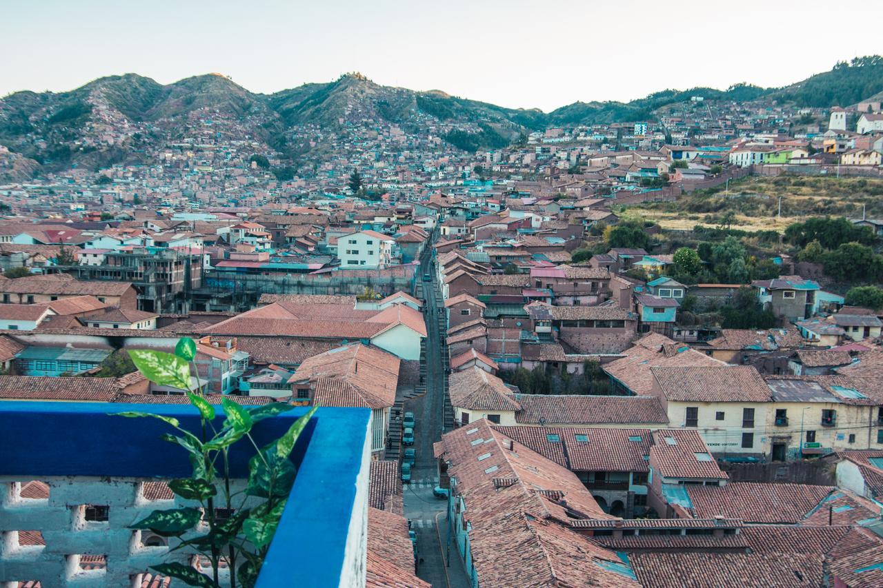 La Casita Azul Hostel Cuzco Zewnętrze zdjęcie